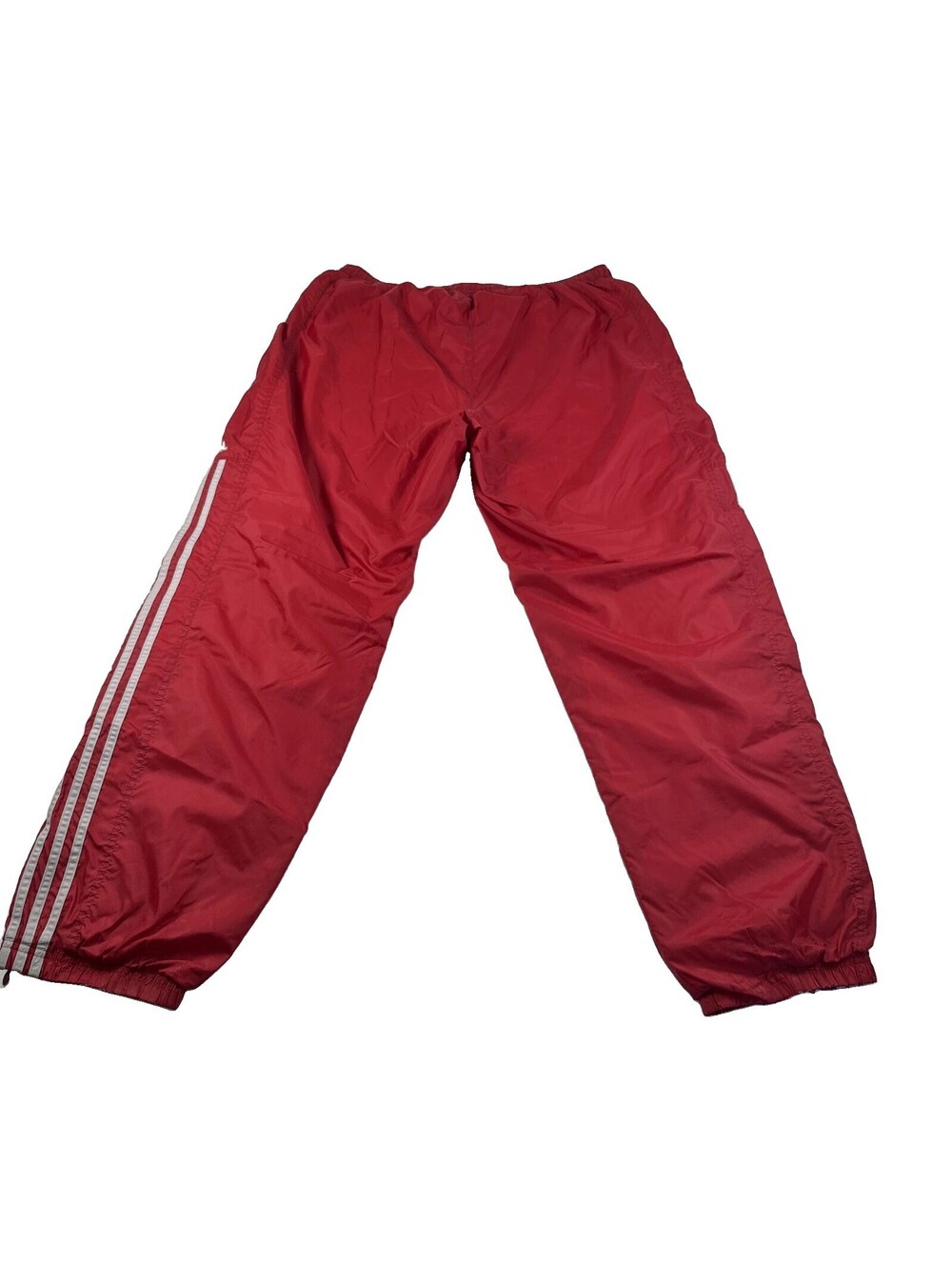 Vintage Y2K Adidas Red Adidas Nylon Track Pants Windbreaker Size XL